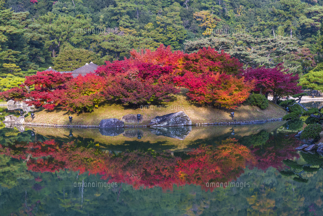 紅葉と栗林公園
(c)YOSHITSUGU NISHIGAKI/SEBUN PHOTO