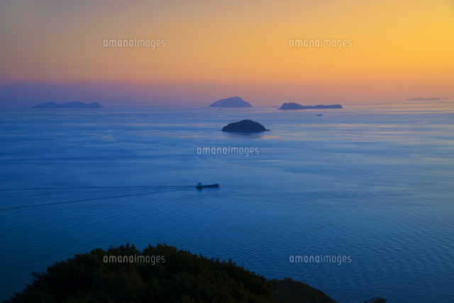 切石山より瀬戸内海の夕景
(c)YOSHITSUGU NISHIGAKI/SEBUN PHOTO