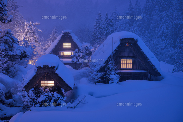 雪の白川郷夜景
(c)YOSHITSUGU NISHIGAKI/SEBUN PHOTO