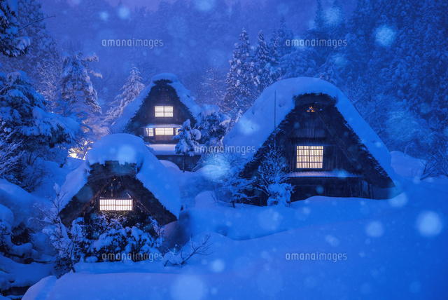 雪の白川郷夜景
(c)YOSHITSUGU NISHIGAKI/SEBUN PHOTO