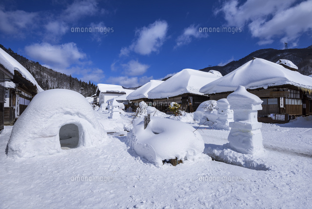 雪の大内宿
(c)YOSHITSUGU NISHIGAKI/SEBUN PHOTO