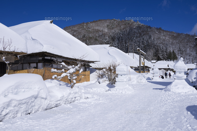 雪の大内宿
(c)YOSHITSUGU NISHIGAKI/SEBUN PHOTO