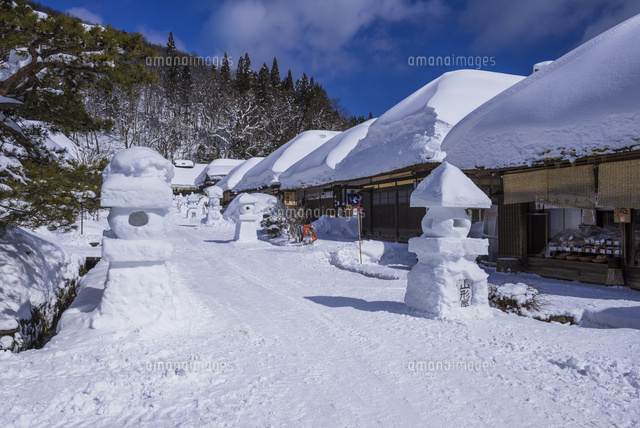 雪の大内宿
(c)YOSHITSUGU NISHIGAKI/SEBUN PHOTO