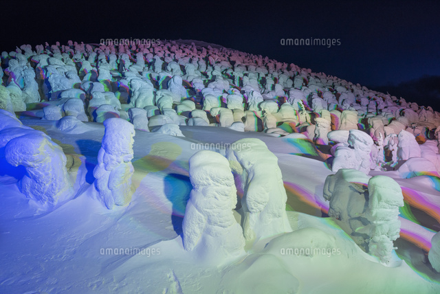 蔵王の樹氷ライトアップ
(c)YOSHITSUGU NISHIGAKI/SEBUN PHOTO