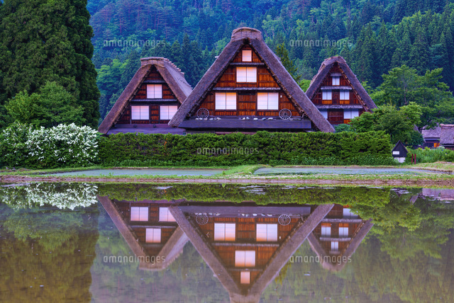 田園と白川郷の夕景
(c)YOSHITSUGU NISHIGAKI/SEBUN PHOTO