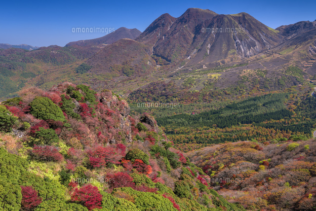 紅葉とくじゅう連山
(c)YOSHITSUGU NISHIGAKI/SEBUN PHOTO