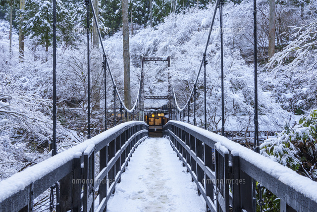 雪の高雄,吊り橋
(c)YOSHITSUGU NISHIGAKI/SEBUN PHOTO