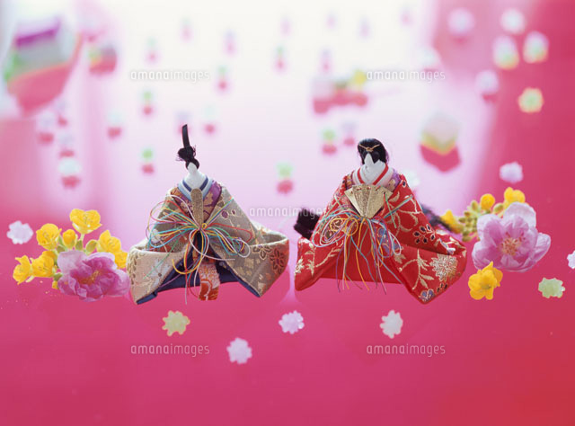 雛人形と桃の花と菜の花とアラレ
(c)NORIKAZU KATSUI/orion