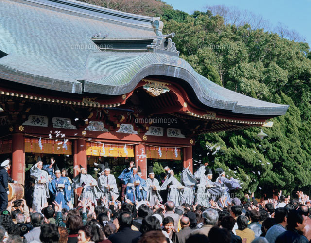 鶴岡八幡宮の節分祭
(c)IKUO NONAKA/SEBUN PHOTO