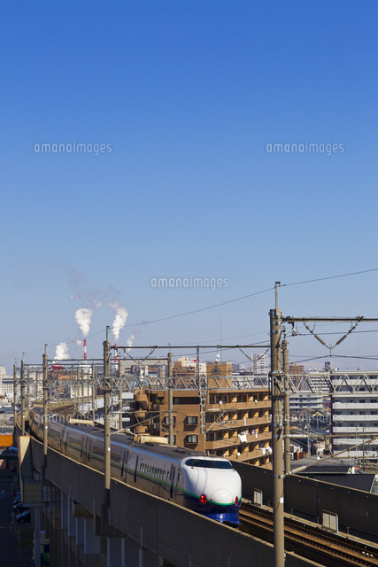 高架橋を走る上越新幹線
(c)NIIGATA PHOTO LIBRARY/SEBUN PHOTO