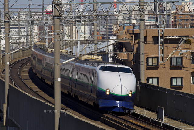高架橋を走る上越新幹線
(c)NIIGATA PHOTO LIBRARY/SEBUN PHOTO