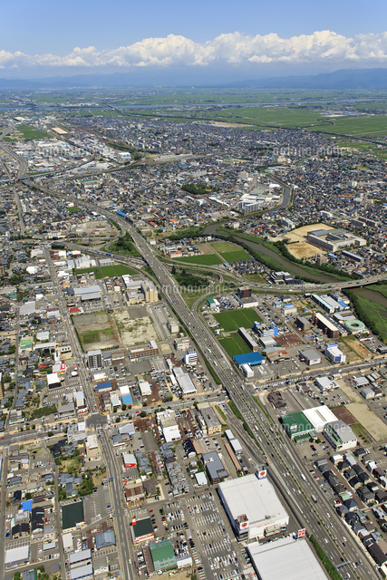 鳥屋野潟周辺の空撮
(c)NIIGATA PHOTO LIBRARY/SEBUN PHOTO