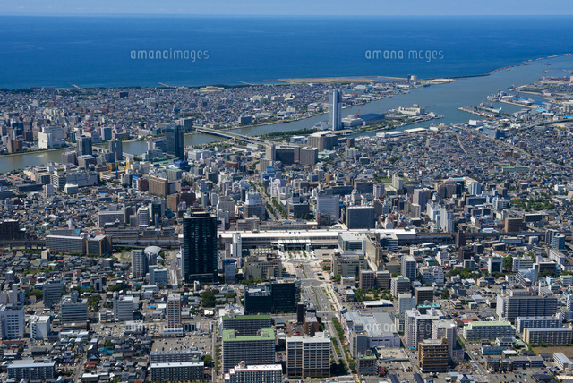 新潟駅周辺の空撮
(c)NIIGATA PHOTO LIBRARY/SEBUN PHOTO