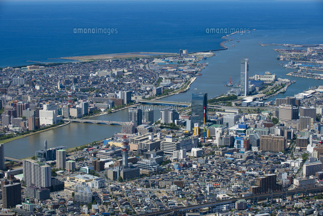 新潟市中心部の空撮
(c)NIIGATA PHOTO LIBRARY/SEBUN PHOTO