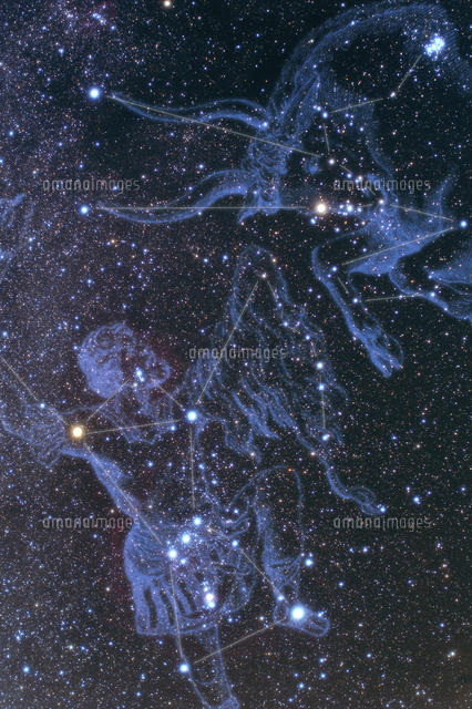 満天の星空とオリオン座と牡牛座
(c)NIIGATA PHOTO LIBRARY/SEBUN PHOTO
