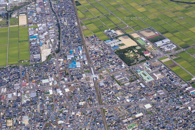 亀田駅周辺の空撮
(c)NIIGATA PHOTO LIBRARY/SEBUN PHOTO