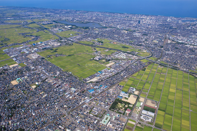 亀田駅周辺の空撮
(c)NIIGATA PHOTO LIBRARY/SEBUN PHOTO
