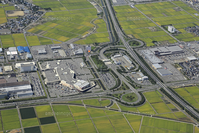 イオンモール新潟南と新潟亀田IC周辺の空撮
(c)NIIGATA PHOTO LIBRARY/SEBUN PHOTO
