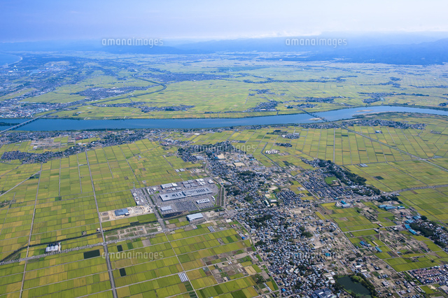 新潟中央卸売市場周辺の空撮
(c)NIIGATA PHOTO LIBRARY/SEBUN PHOTO