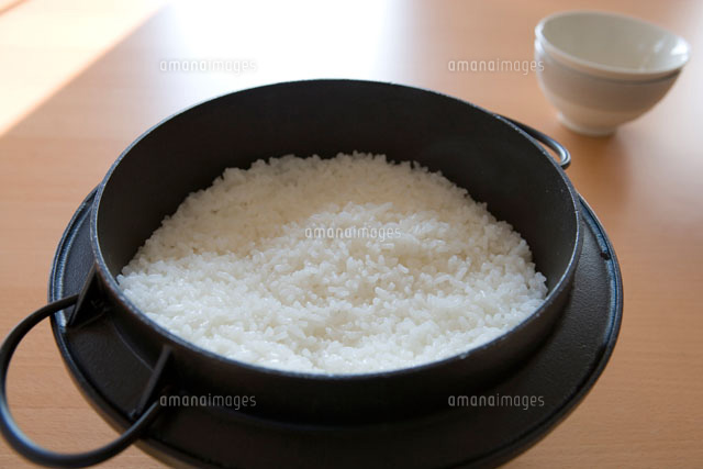 南部鉄釜で炊いた白米
(c)KAZUO OGAWA/orion