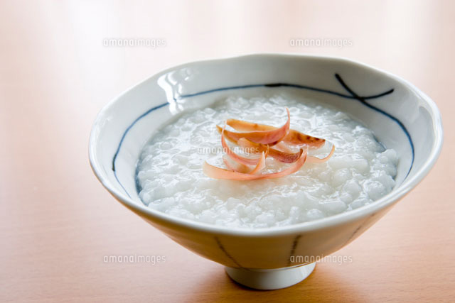 かつお節をのせた粥
(c)KAZUO OGAWA/orion