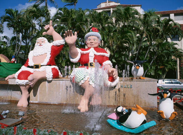 ホノルル市役所前のクリスマスデコレーション オアフ島 ハワイ
(c)FUMIO OKITA/orion