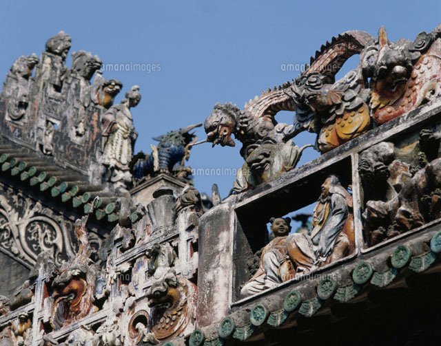 屋根飾り 陳氏書院 広州 中国
(c)SATOSHI OKOSHI/SEBUN PHOTO