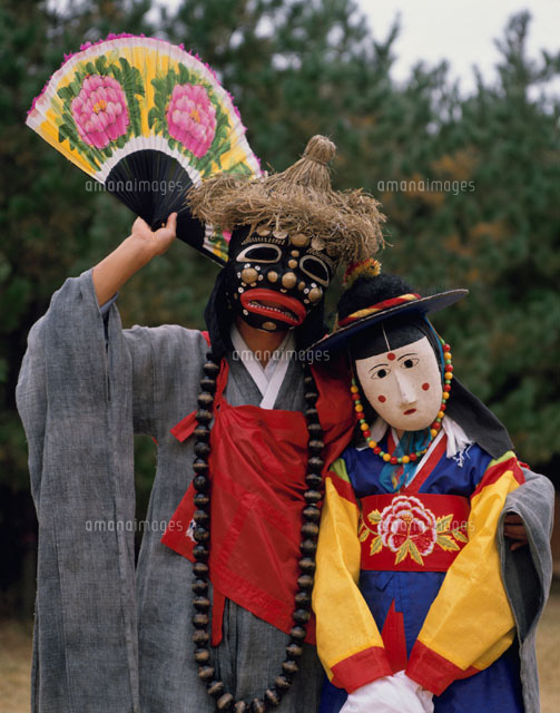 仮面劇 民俗村 ソウル 韓国
(c)PAT/SEBUN PHOTO