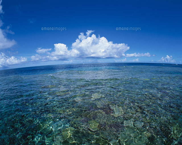 八重千瀬の海と空 魚眼 宮古島 沖縄
(c)SHIGEYUKI UENISHI/SEBUN PHOTO
