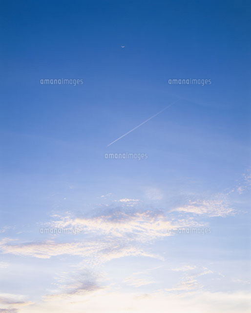 朝の空とひこうき雲
(c)SHIGEYUKI UENISHI/SEBUN PHOTO