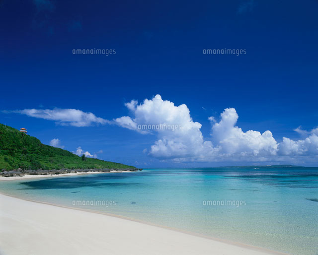 白い砂浜と海
(c)SHIGEYUKI UENISHI/SEBUN PHOTO