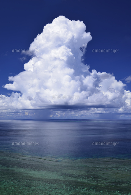 珊瑚礁の海と積乱雲
(c)SHIGEYUKI UENISHI/SEBUN PHOTO
