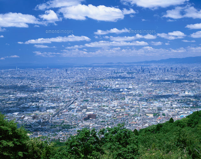 大阪平野の遠望 大阪府
(c)MASANOBU HIROSE/SEBUN PHOTO