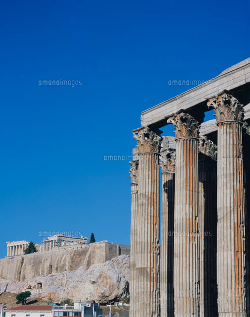 オリンピアゼウス神殿とアクロポリスの丘 アテネ ギリシャ
(c)KOICHIRO KITAOKU/SEBUN PHOTO
