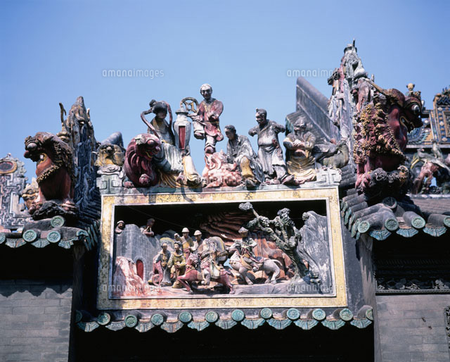 陳氏書院の彫刻
(c)KOICHIRO KITAOKU/SEBUN PHOTO