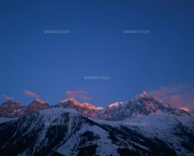 夕照の山々 シャモニー近郊 フランス
(c)KOICHIRO KITAOKU/SEBUN PHOTO