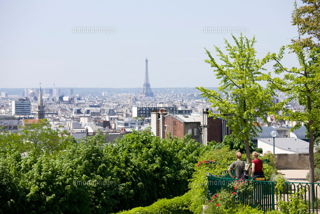 ベルヴィル公園と市街風景
(c)TARO NAKAJIMA/SEBUN PHOTO