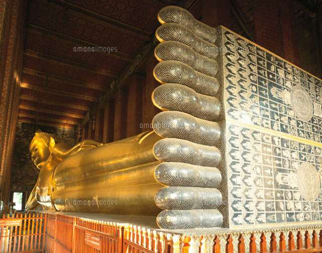 寝釈迦寺の大寝釈迦仏(ワットポー) バンコク タイ
(c)KENICHI MINORUDA/SEBUN PHOTO