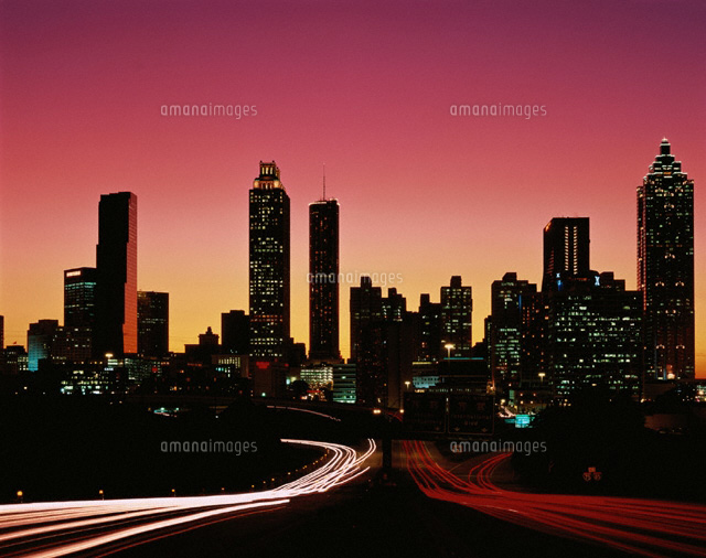 アトランタ市街の夜景 ジョ-ジア州 アメリカ
(c)SEIJI TAJIMA/SEBUN PHOTO