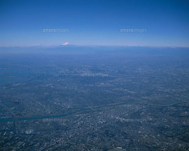 関東平野と富士山空撮 東京都
(c)SEIJI TAJIMA/SEBUN PHOTO