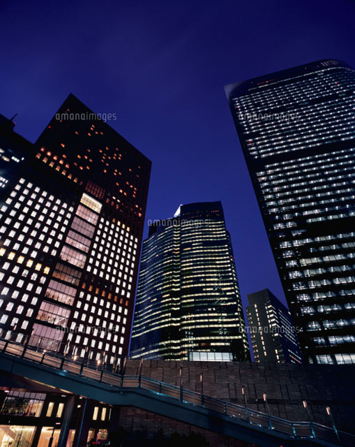 汐留シオサイトとビル群の夜景 東京都
(c)SEIJI TAJIMA/SEBUN PHOTO