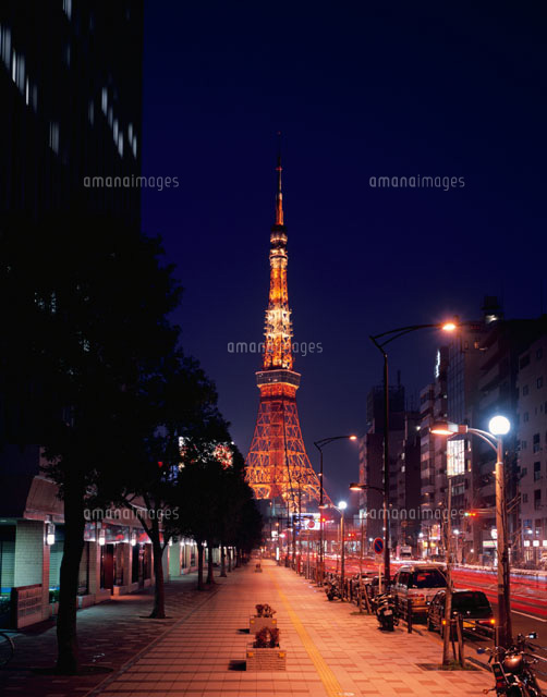 街灯と東京タワー 港区 東京都
(c)SEIJI TAJIMA/SEBUN PHOTO