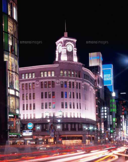 銀座四丁目和光と三愛 メトロ夜景 東京都
(c)SEIJI TAJIMA/SEBUN PHOTO