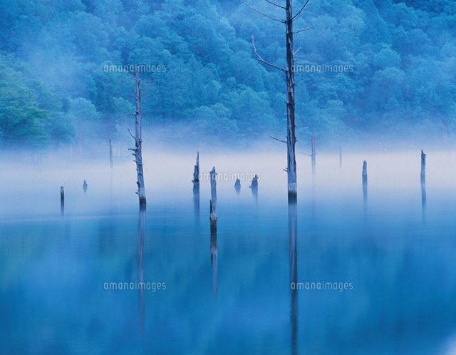 朝の大正池 上高地 長野県
(c)KATSUHIRO YAMANASHI/SEBUN PHOTO