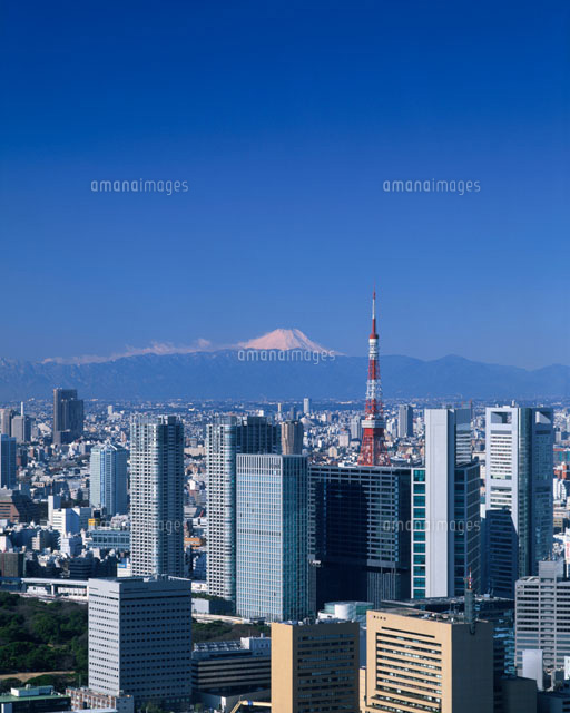 東京ビル群と富士山
(c)KATSUHIRO YAMANASHI/SEBUN PHOTO