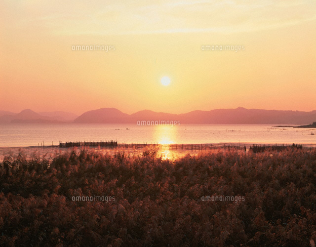 猪苗代湖の夕景 福島県
(c)TSUTAE ICHIKAWA/SEBUN PHOTO