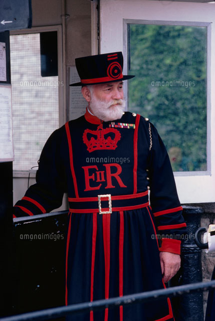 ロンドン塔のビーフ イーター(ガイド) ロンドン イギリス
(c)TADASHI NISHIKIORI/SEBUN PHOTO