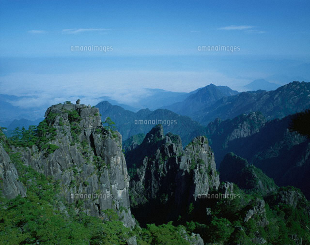 猴子観海を望む黄山の風景
(c)TETSUO SAYAMA/SEBUN PHOTO