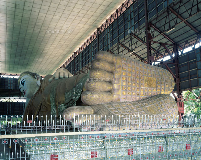 チャウタッヂーパゴタ 寝釈迦物 ヤンゴン ミャンマー
(c)TETSUO SAYAMA/SEBUN PHOTO