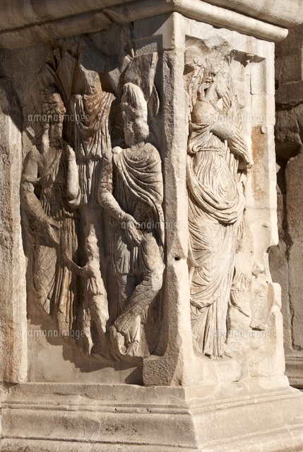 Constantine's Arch, soldiers from Constantine's epoch
(c)LUCIO RUIZ PASTOR/SEBUN PHOTO